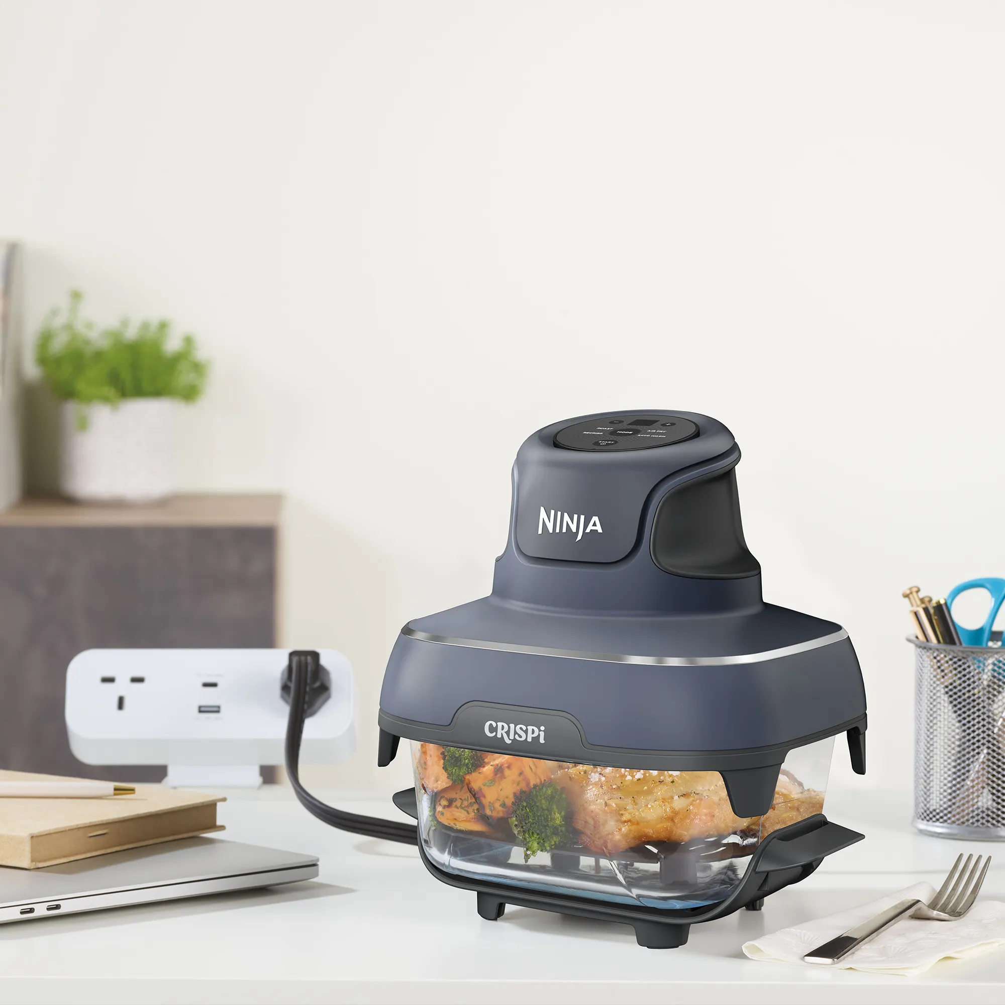 Ninja Crispi 4-in-1 Portable Glass Air Fryer - Image 7