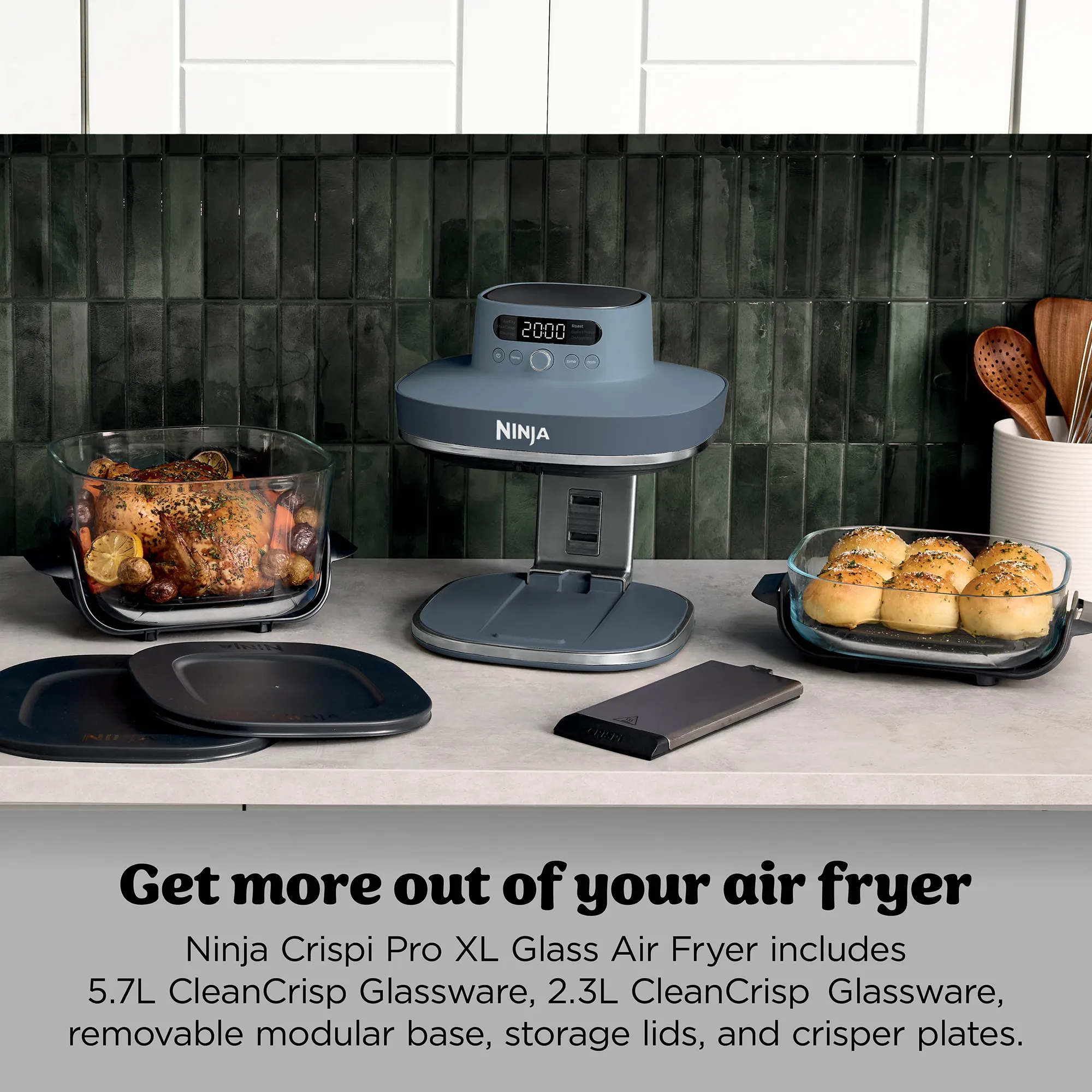 Ninja Crispi Pro 6-in-1 Countertop Glass Air Fryer - Image 11