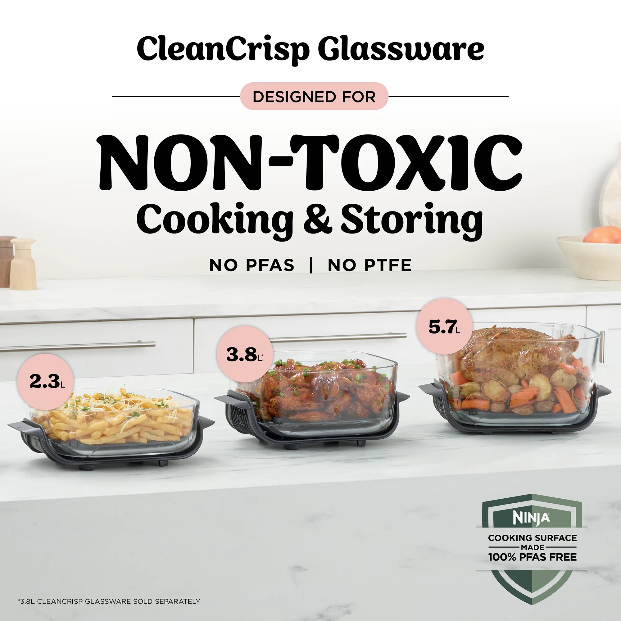 Ninja Crispi Pro 6-in-1 Countertop Glass Air Fryer - Image 51