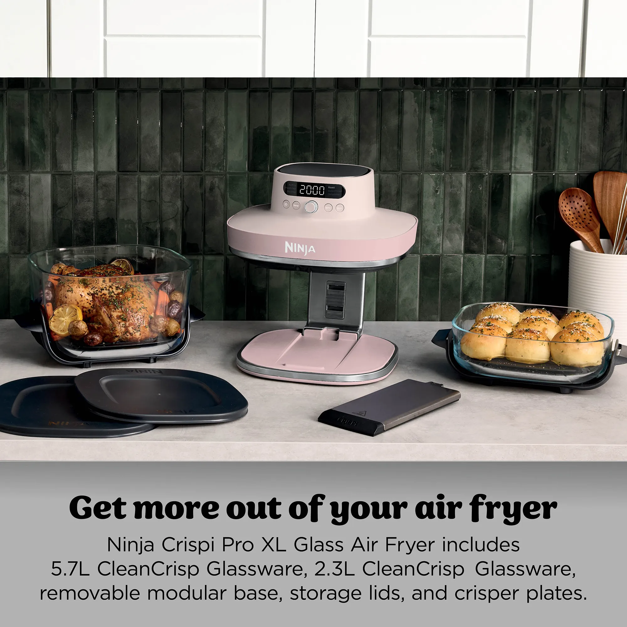 Ninja Crispi Pro 6-in-1 Countertop Glass Air Fryer - Image 56