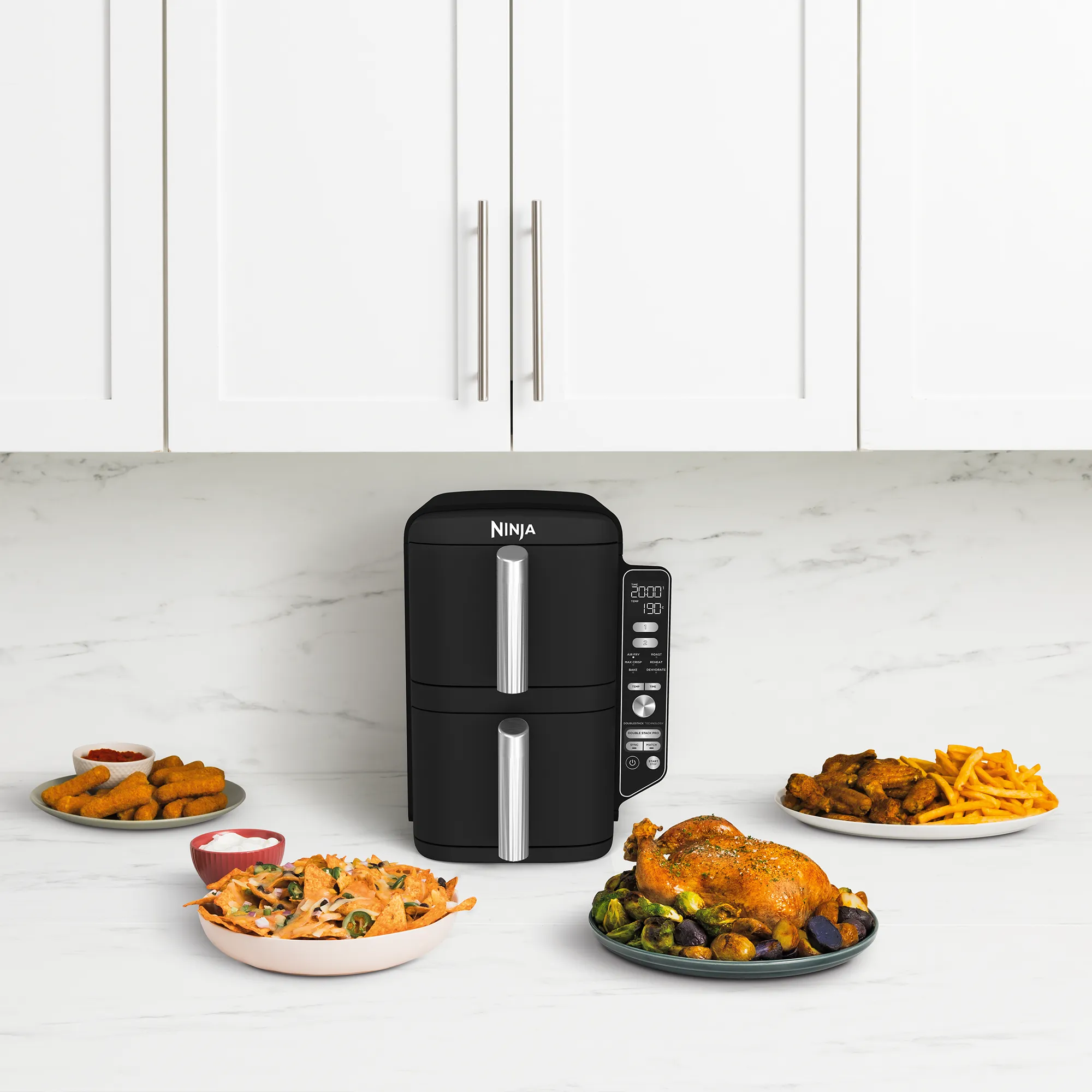 Ninja DoubleStack XXXL 9.5L 2 Drawer Air Fryer - Image 3