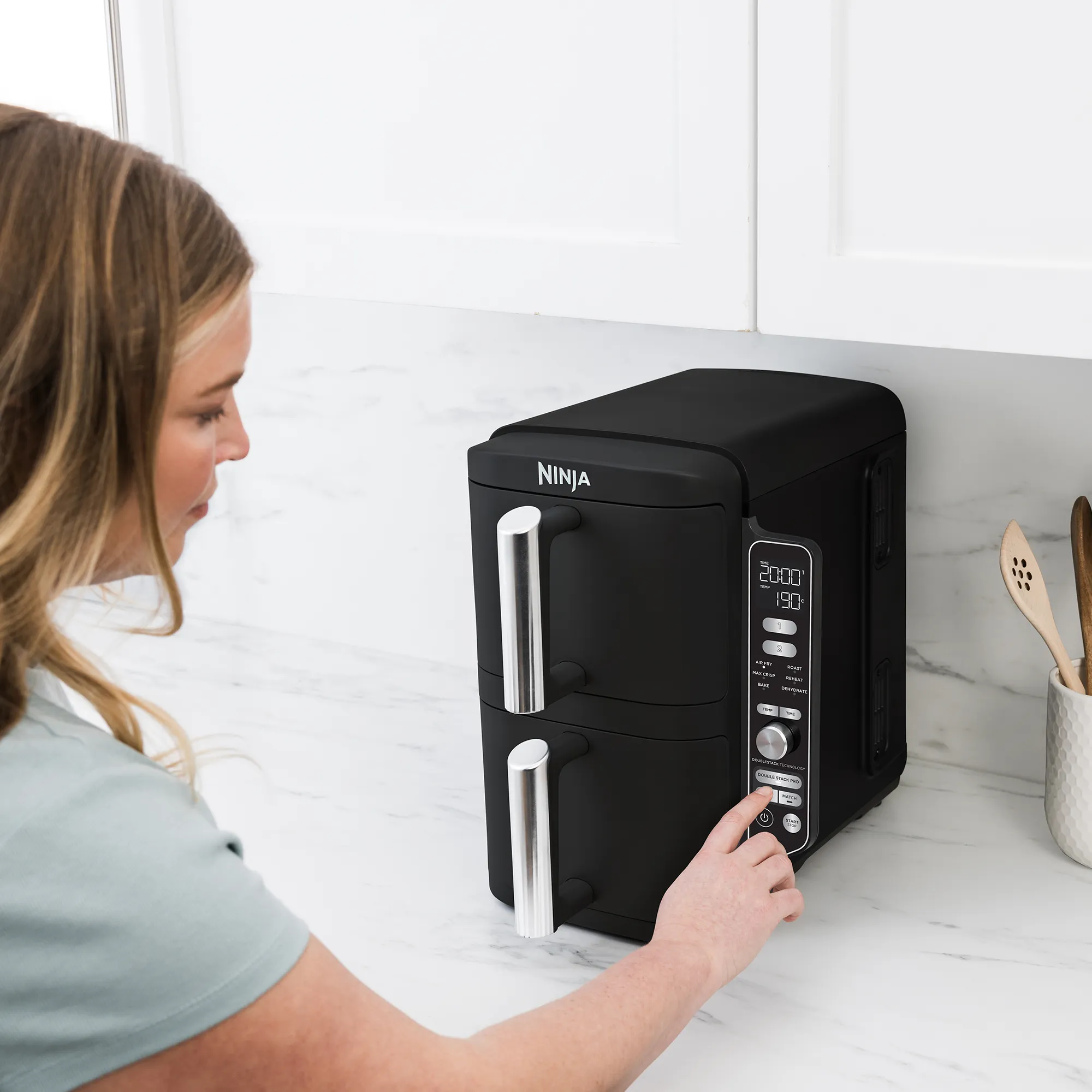 Ninja DoubleStack XXXL 9.5L 2 Drawer Air Fryer - Image 4