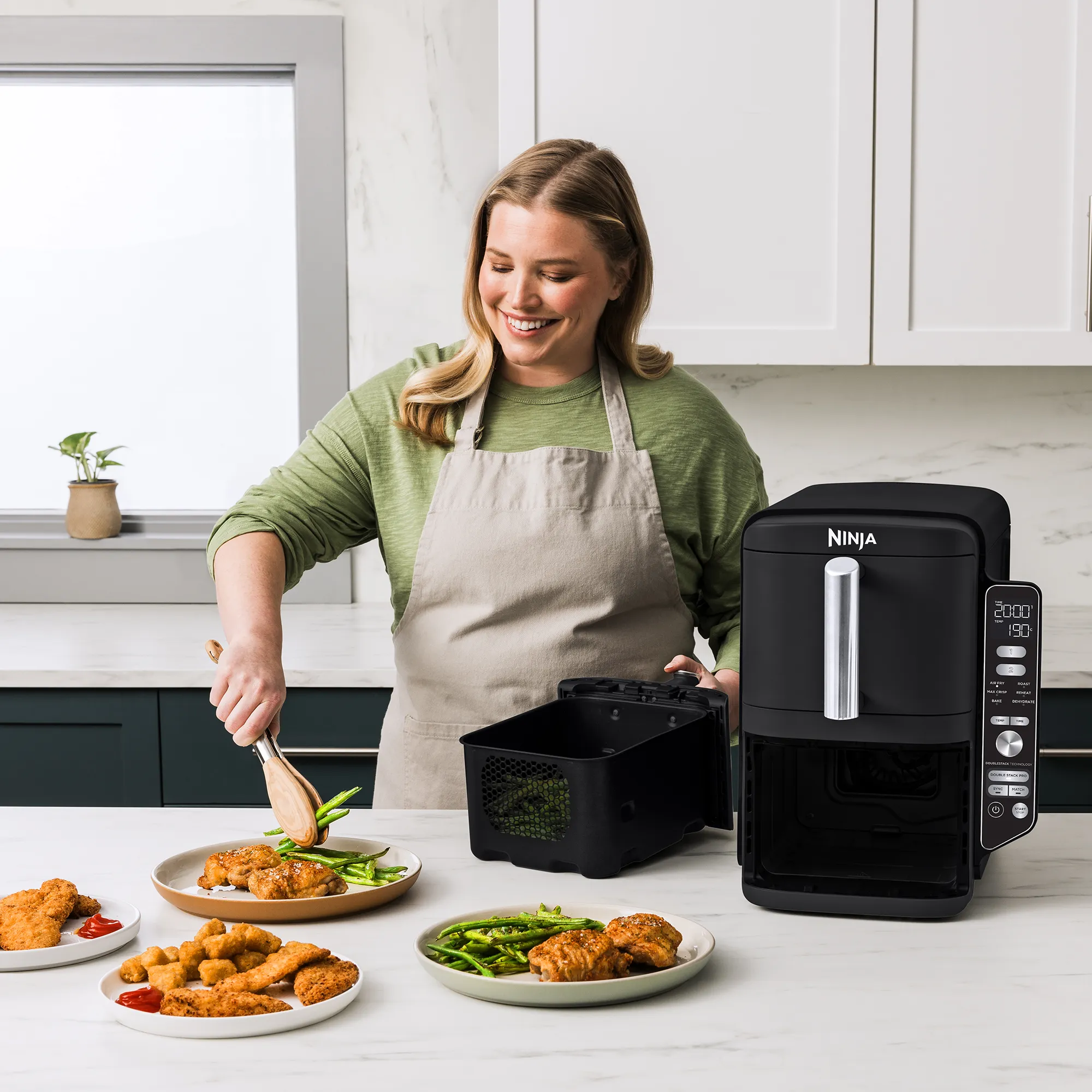 Ninja DoubleStack XXXL 9.5L 2 Drawer Air Fryer - Image 6