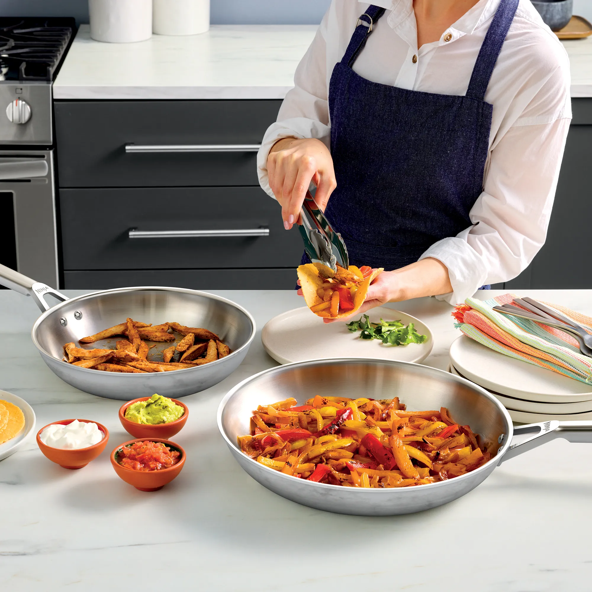 Ninja EverClad Commercial Grade Stainless Steel Cookware 7 Piece Set - Image 10