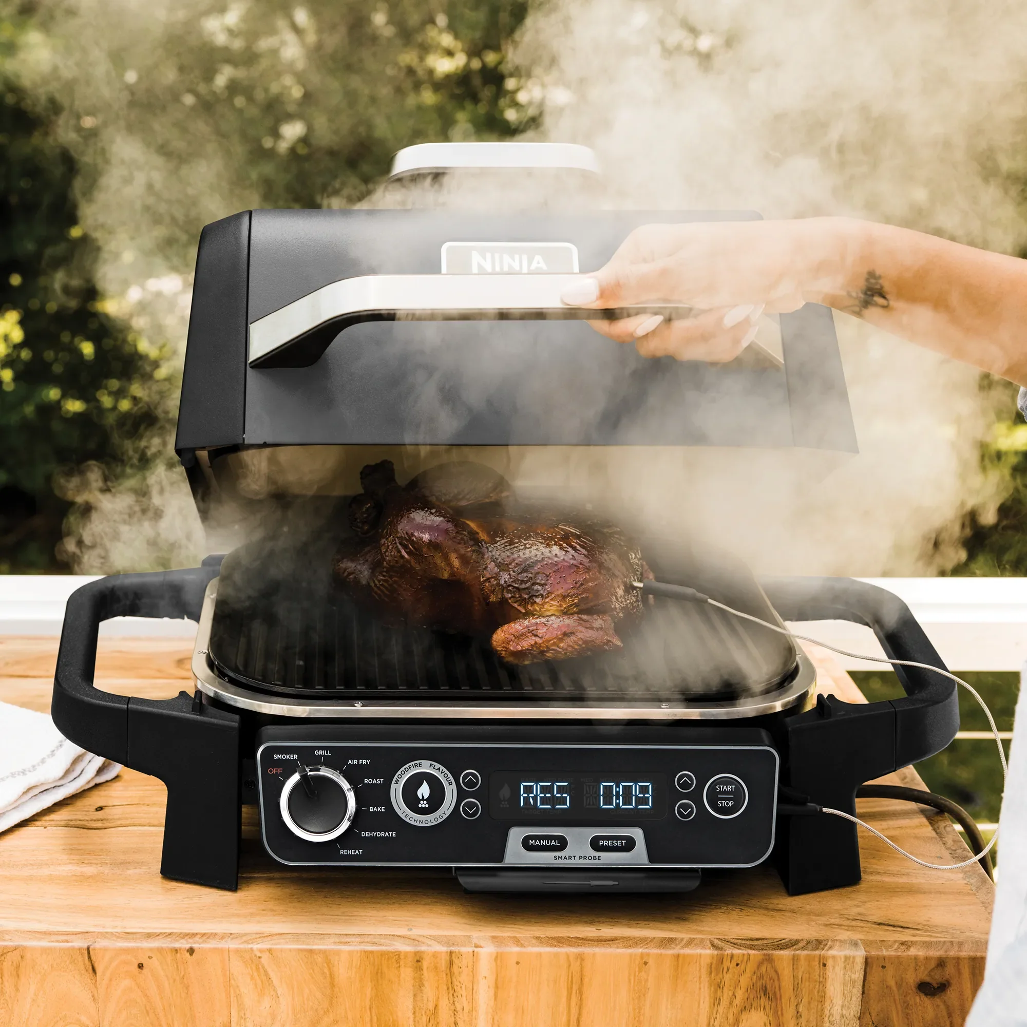 Ninja Woodfire Electric BBQ Grill & Smoker - Image 3