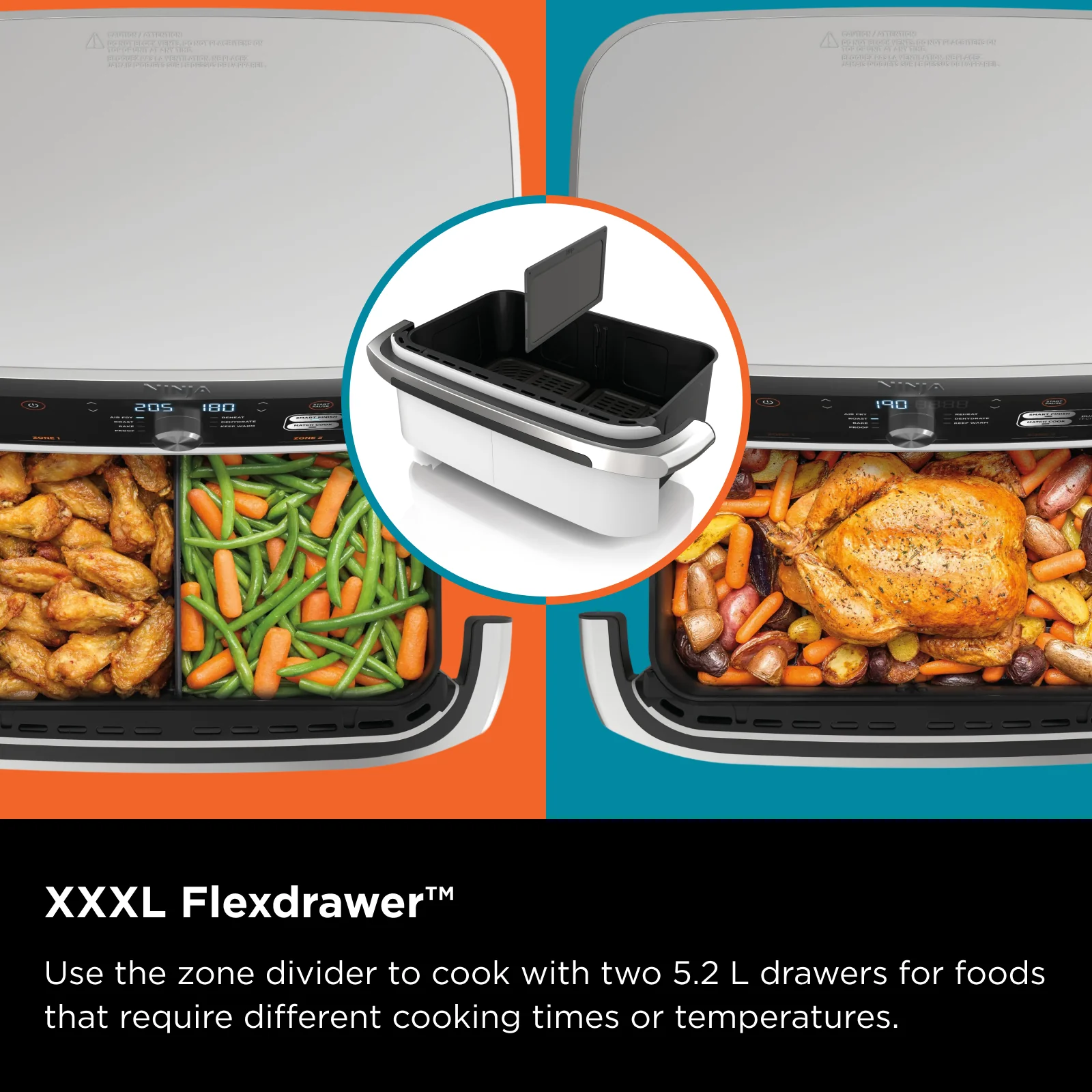 Ninja XXXL FlexDrawer Air Fryer - Image 14